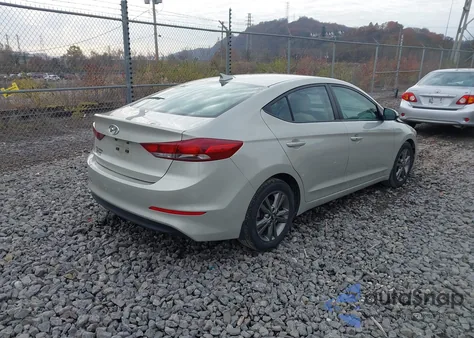 2018 Hyundai Elantra Value Edition z USA, uszkodzony, nr VIN 5NPD84LF3JH229231